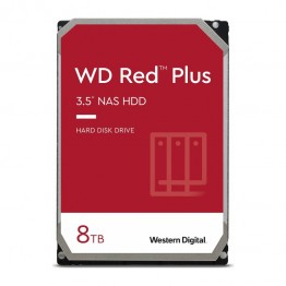 Hard disk Western Digital Red Plus, 8 TB, Recomandat NAS, 128 MB Buffer